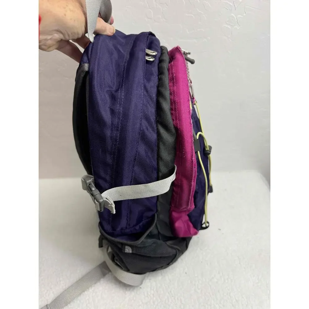 The‎ North Face Purple Pink Daypack Backpack Laptop Compartment School Hiking